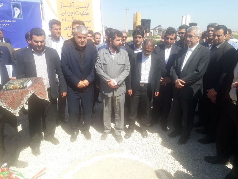 کلنگ احداث نیروگاه ۹۰۶ مگاواتی "ویس" در اهواز به زمین خورد